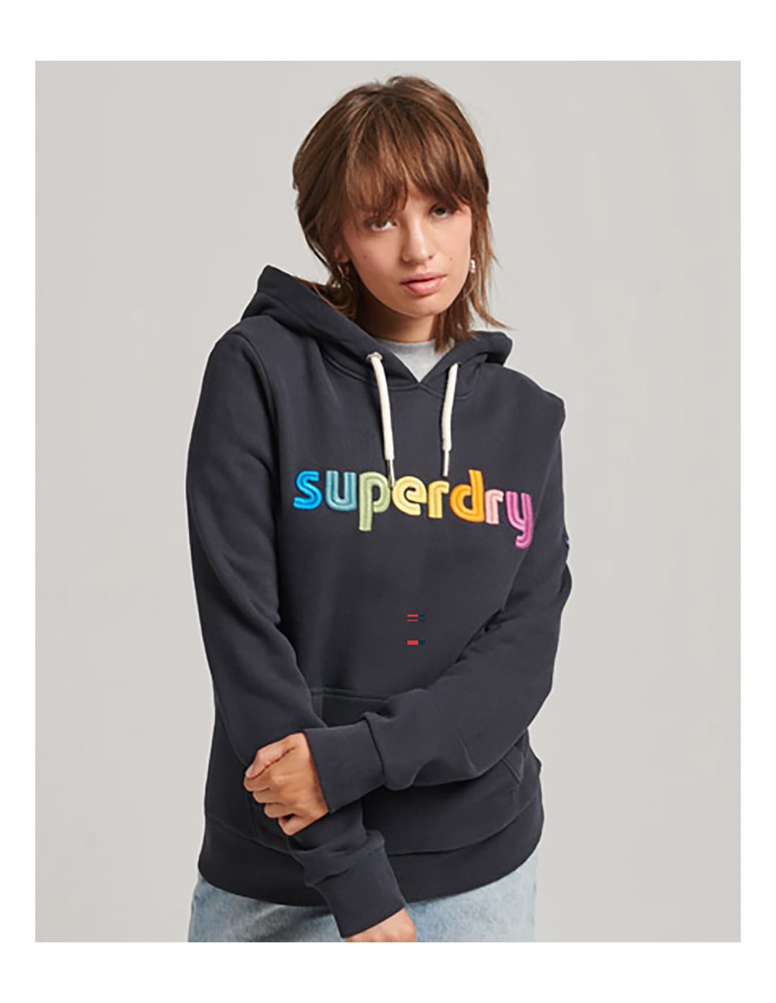Sweat à capuche SUPERDRY Vintage Cl Rainbow 2