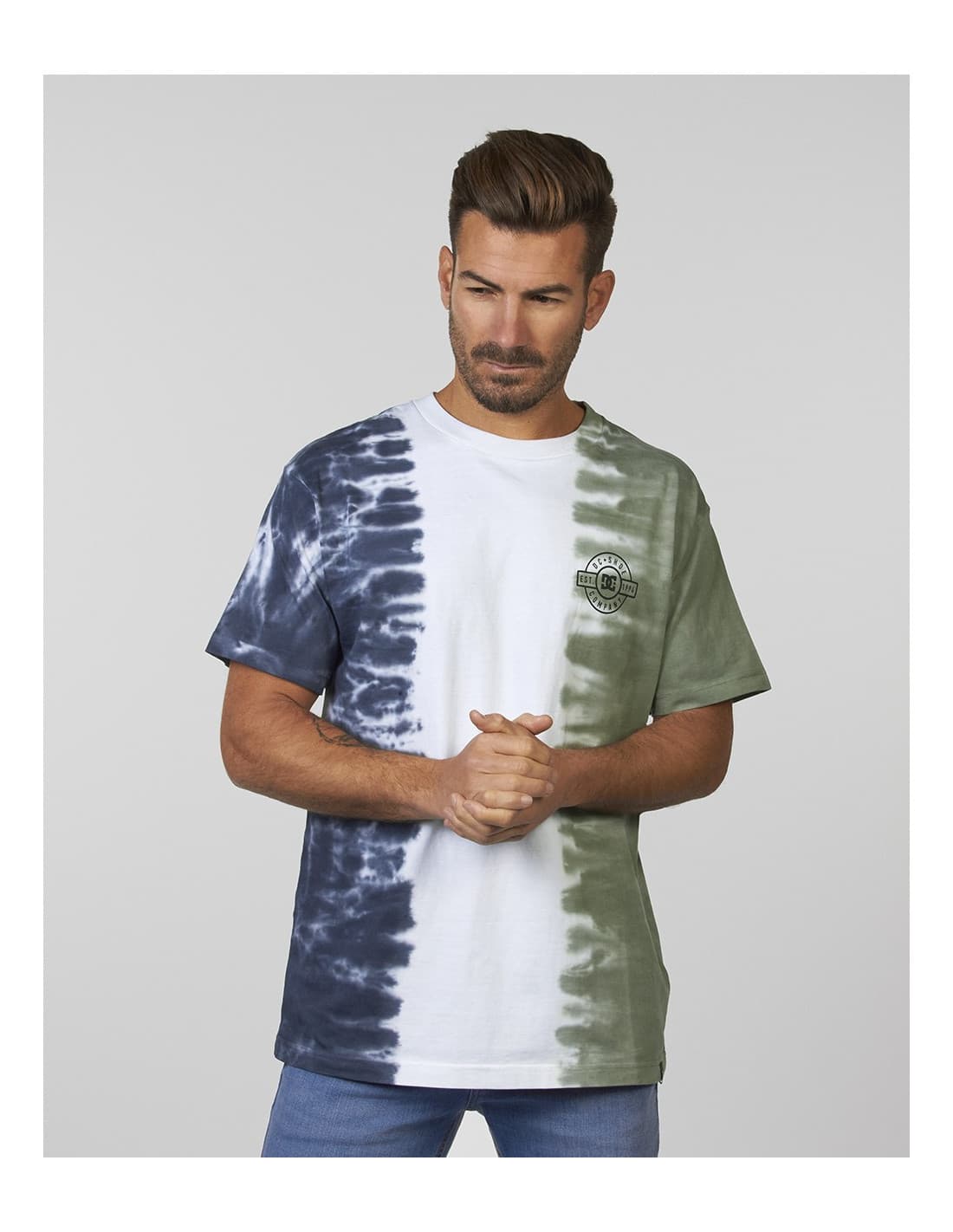 T-shirt DC SHOES Half And Half Ss 3