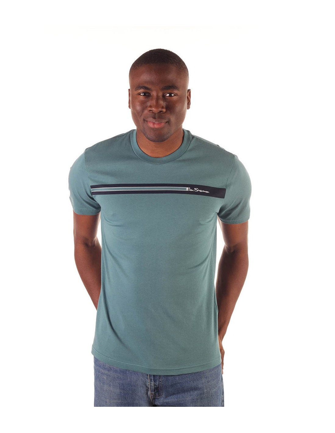 T-shirt à rayures poitrine BEN SHERMAN 2