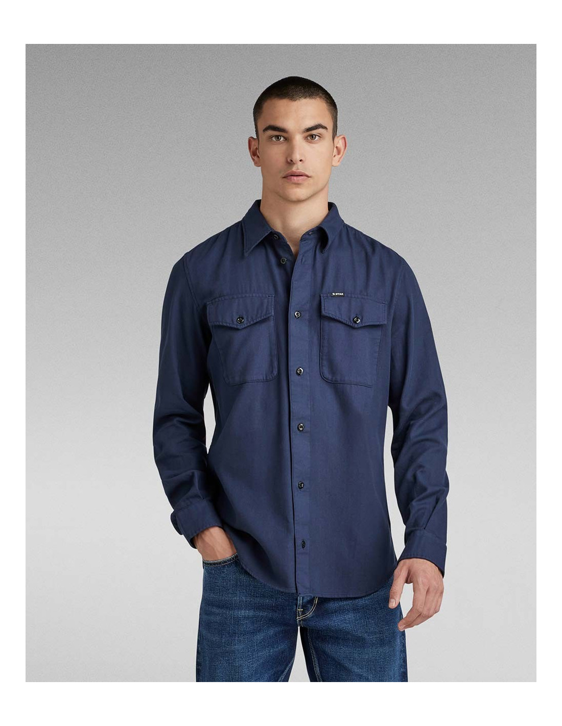 Chemise slim marine G-STAR 1