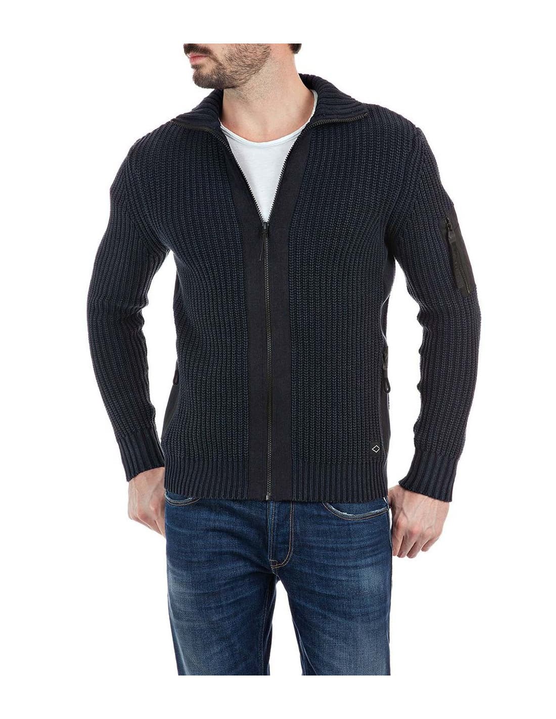 REPLAY UK8007.000.G22454G - Veste en maille 2