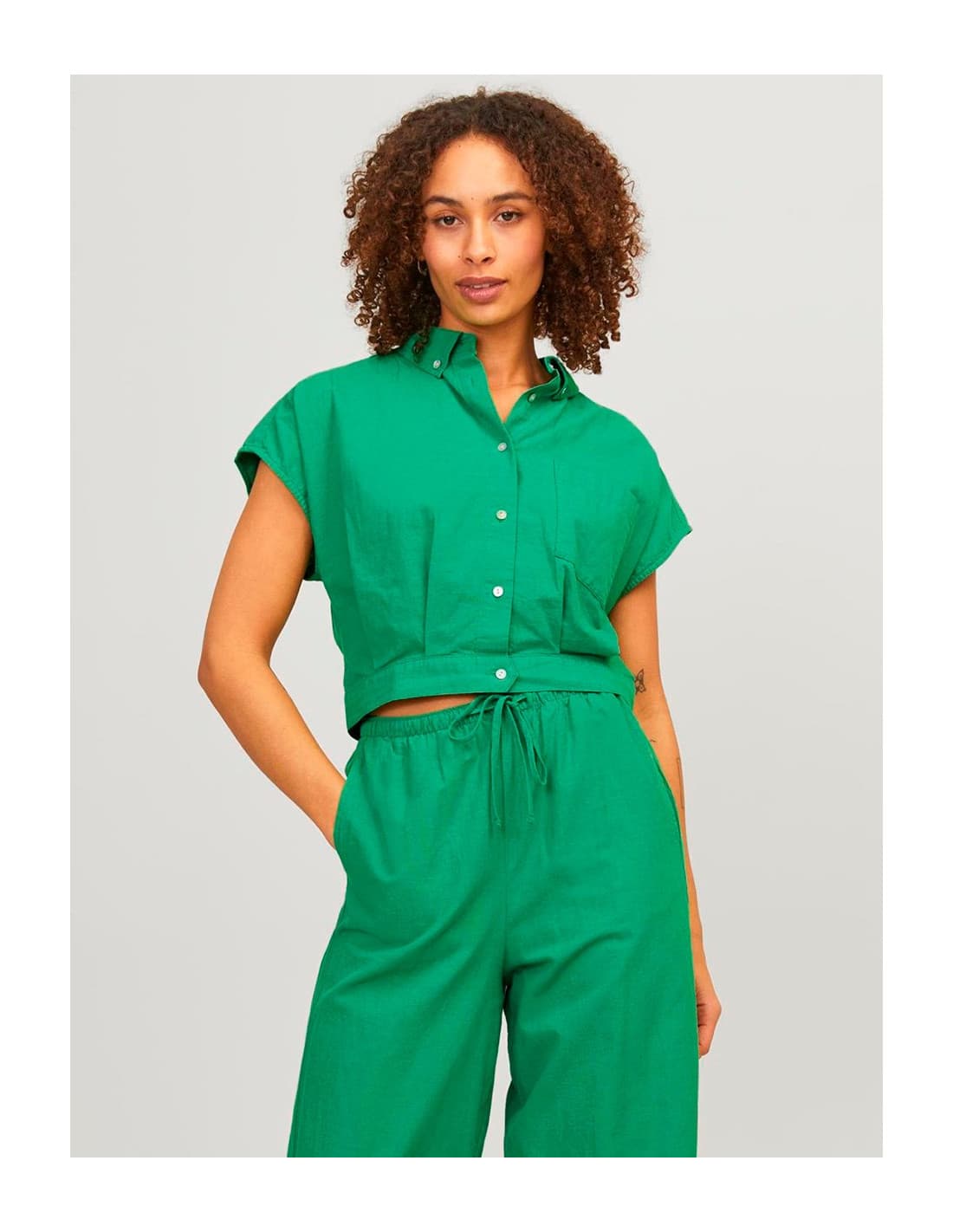 Chemise JJXX Penny en lin mélangé 1