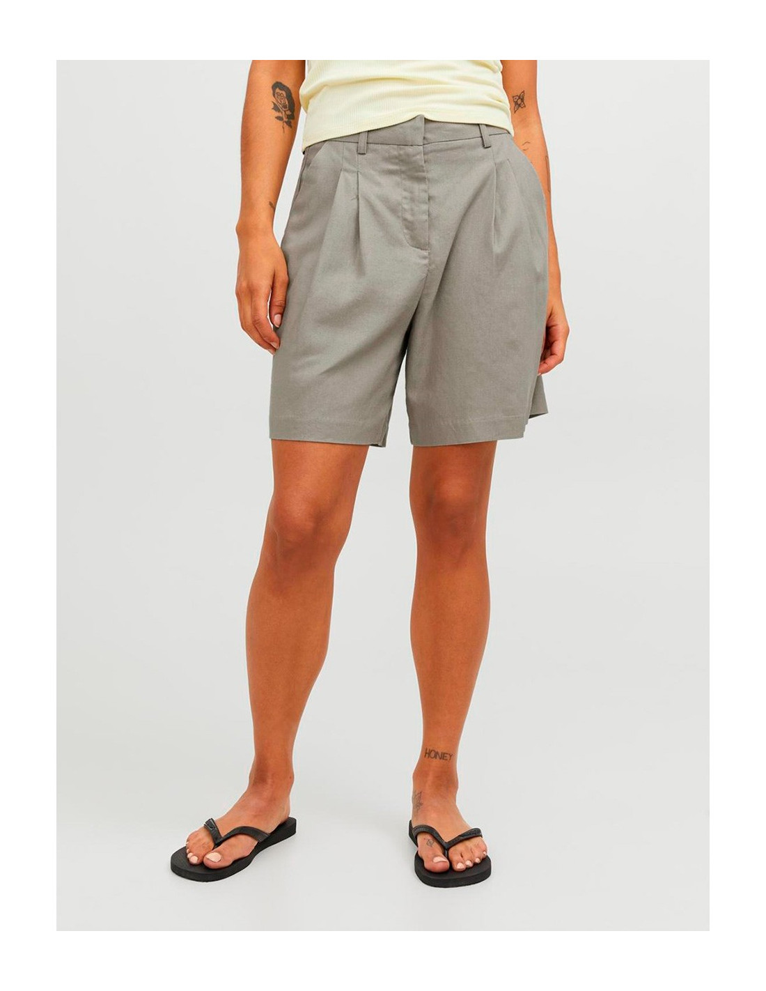 JJXX Cimberly Linen RLX HW - Bermuda 1