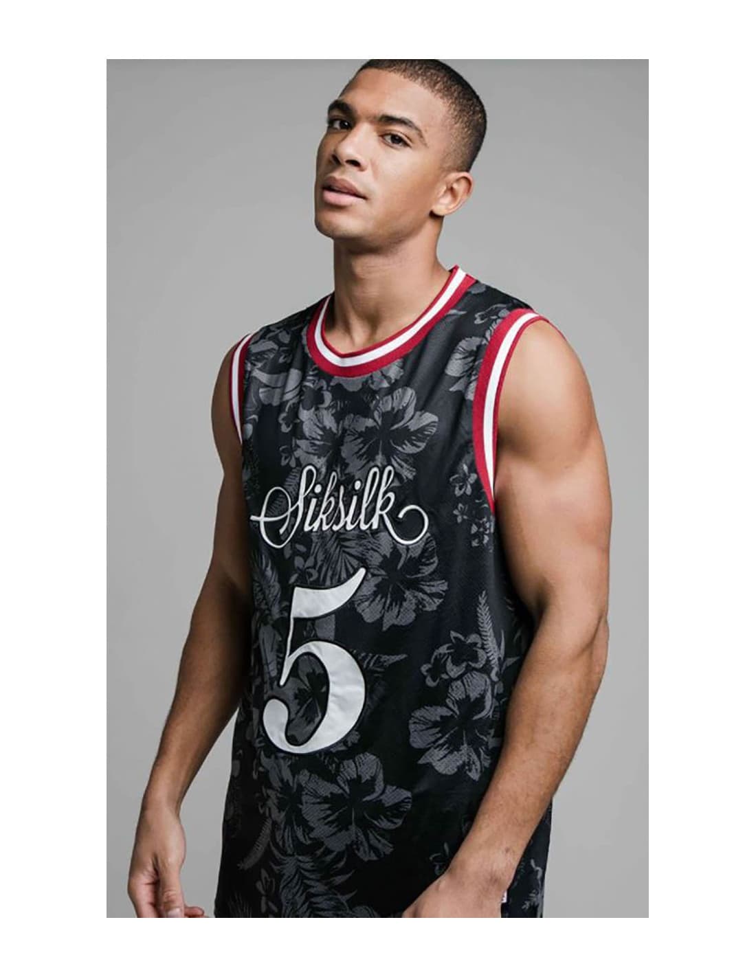 T-shirt de baseball SIKSILK SS-19295 2