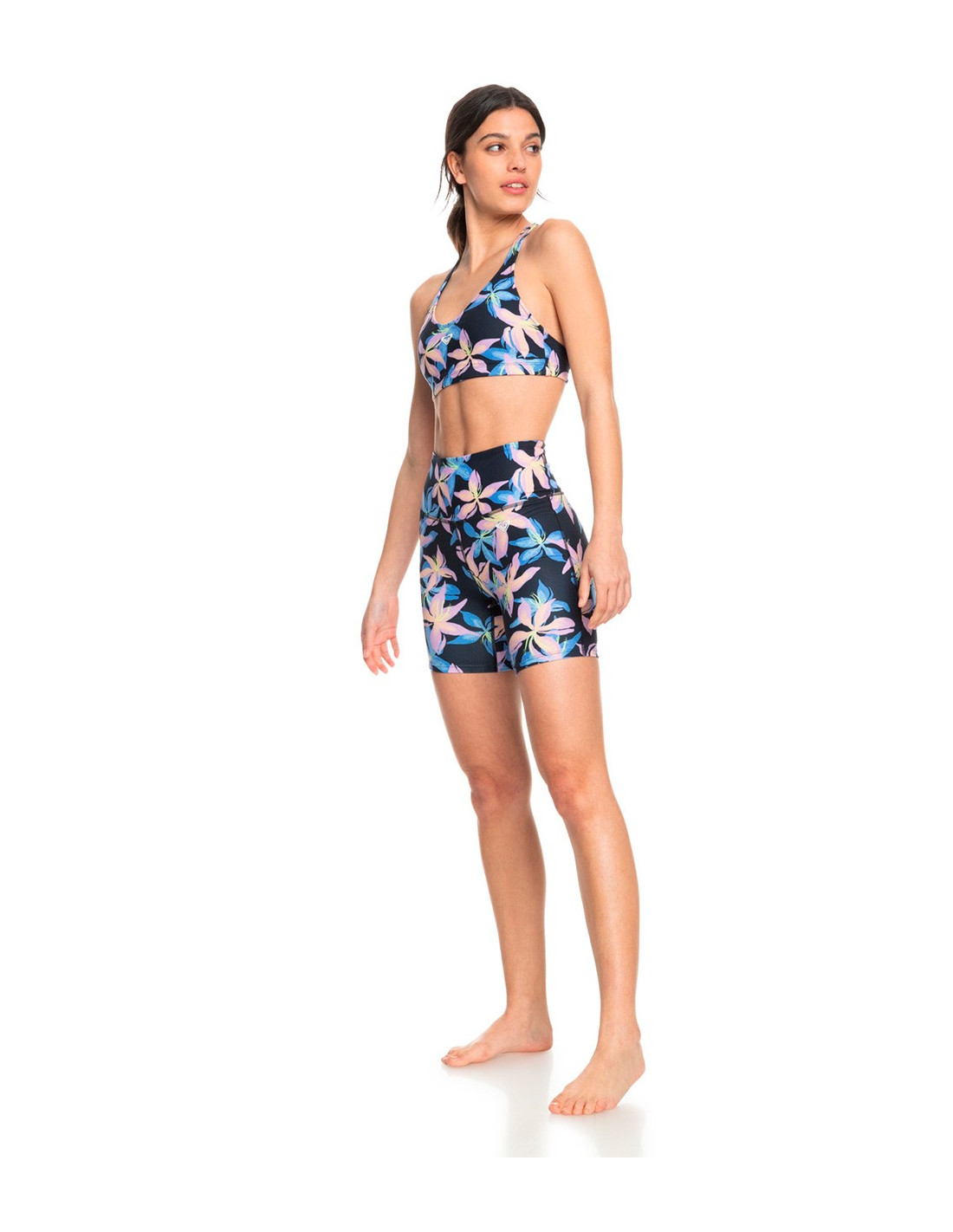 ROXY Heart Into It Biker Pt - Mesh 1