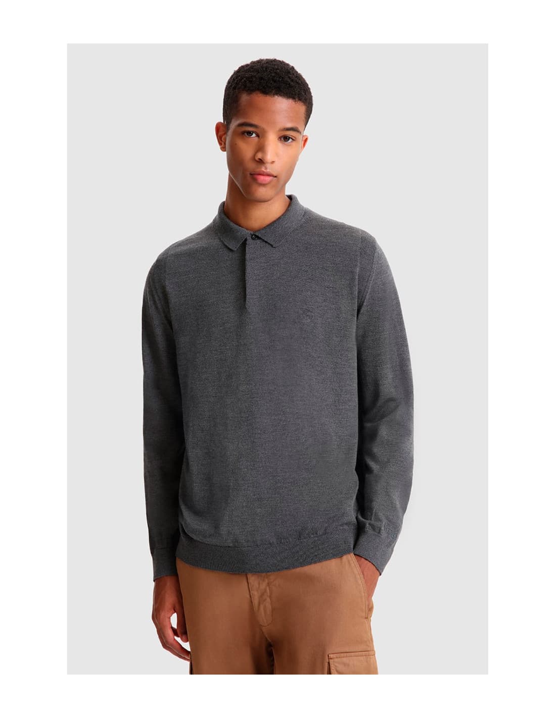 Polo en laine mérinos WOOLRICH 2