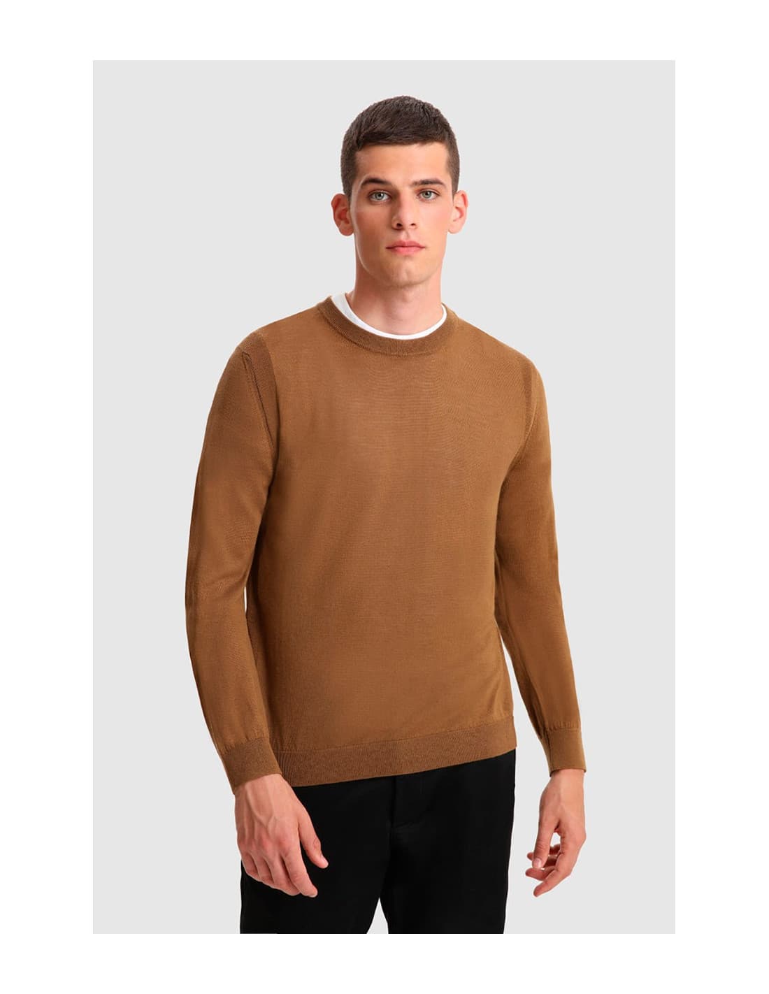 Pull en laine mérinos WOOLRICH 1