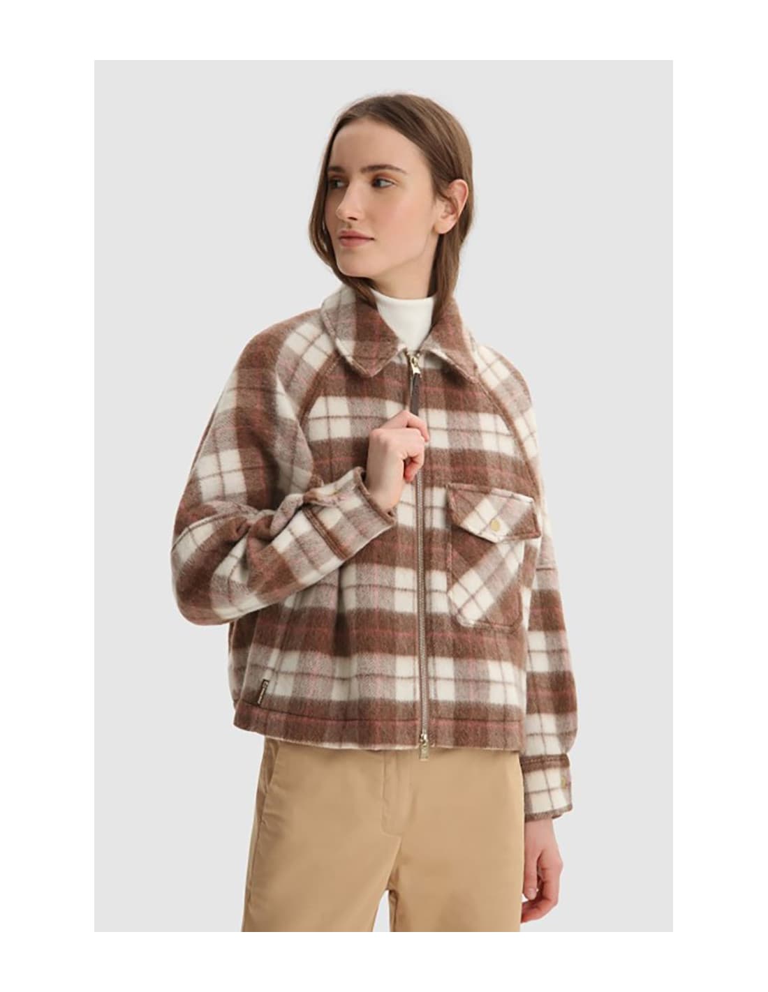 WOOLRICH Surchemise en laine douce 1