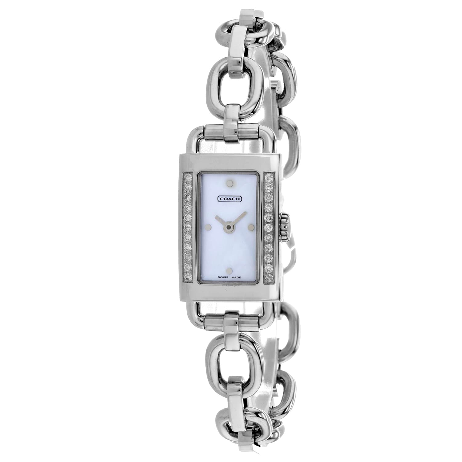 Coach Women's Mother of Pearl Silver Quartz 1