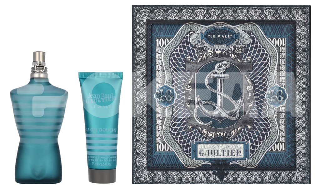 J.P. Gaultier Le Male Giftset 200ml - Edt Spray 125ml/Shower Gel 75ml 1