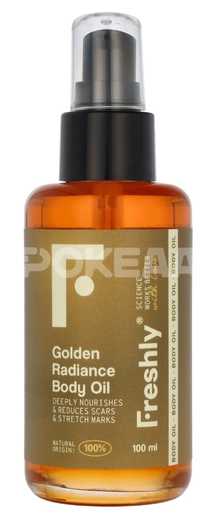 Freshly Cosmetics Golden Radiance Body Oil 100ml 1
