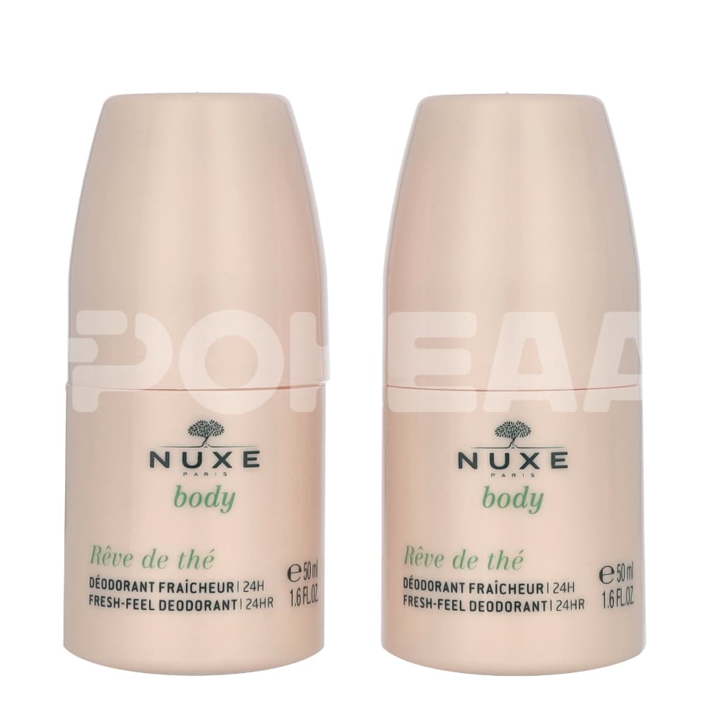 Nuxe Reve De The Duo Set 100ml - Fresh Feel Deodorant 24H Roll-On 2 x 50 ml 1