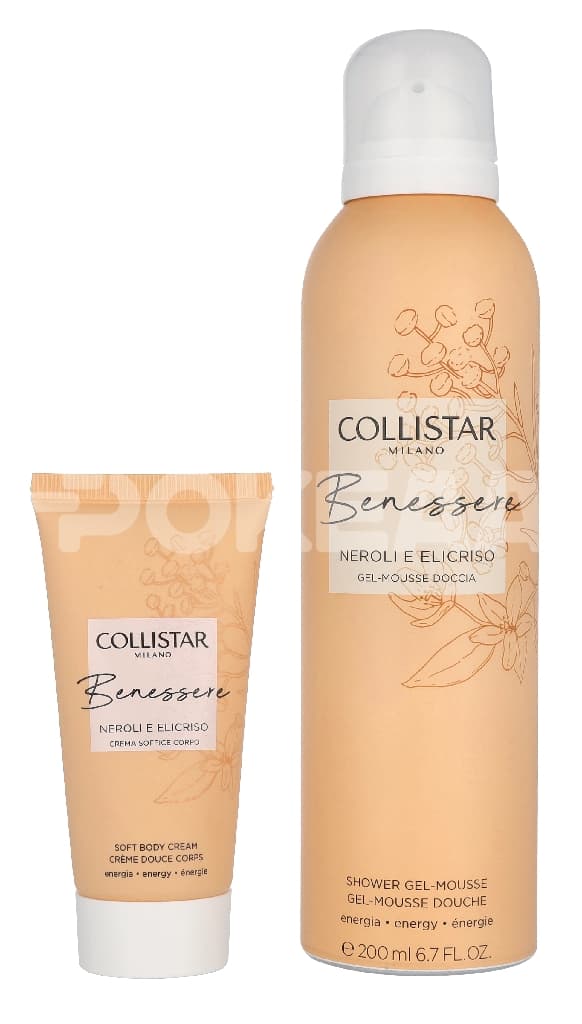 Collistar Benessere Neroli And Helichrysum Set 250ml - Mousse Gel 200 ml/Soft Body Cream 50 ml 2