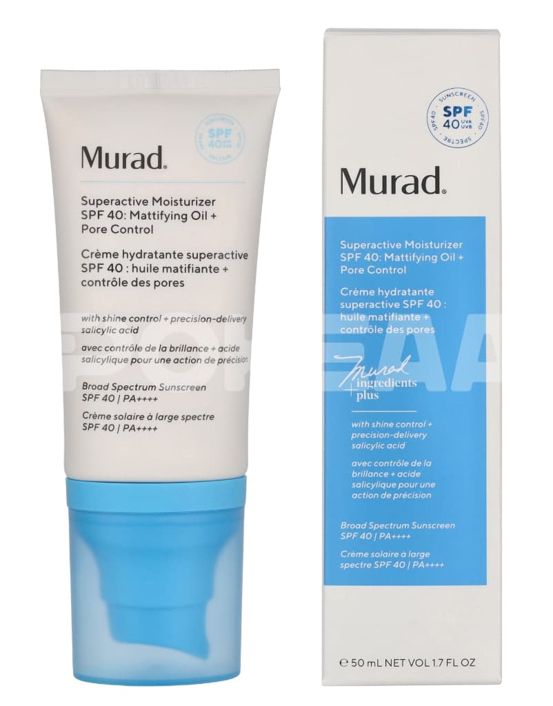 Murad Superactive Moisturizer Oil + Pore Control SPF40 50ml 1