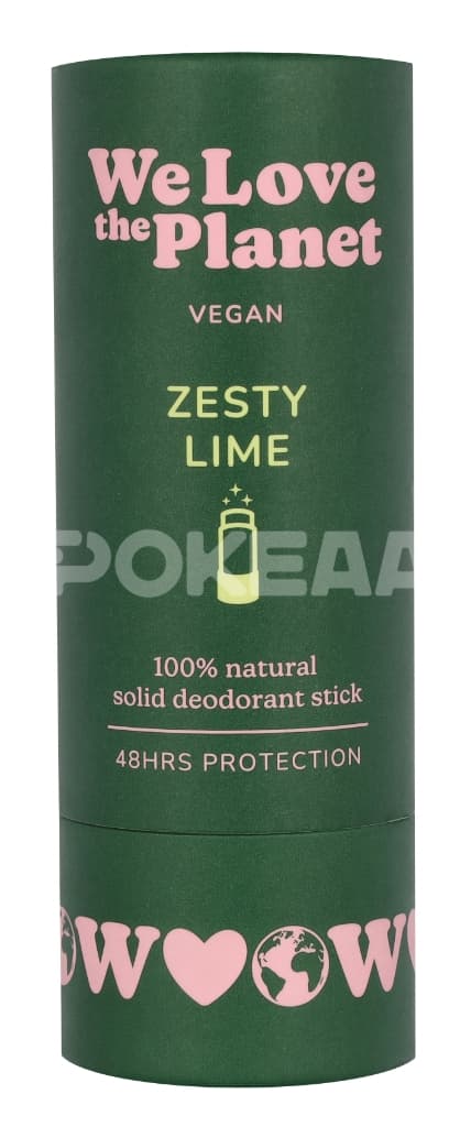 We Love The Planet Vegan Deodorant Stick 40g - Zesty Lime 1