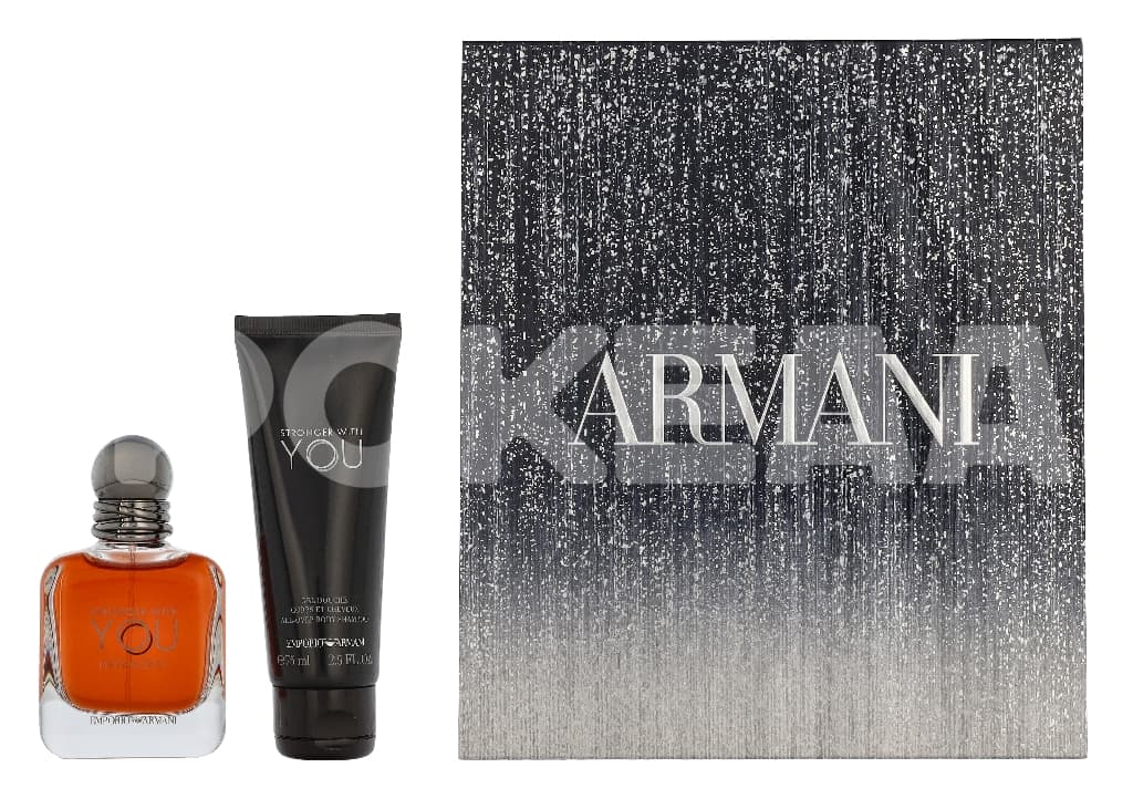 Armani Stronger With You Men Intense Giftset 125ml - Edp Spray 50ml/Shower Gel 75ml 1