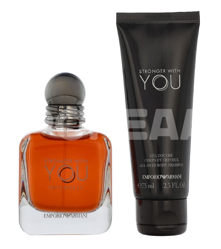 Armani Stronger With You Men Intense Giftset 125ml - Edp Spray 50ml/Shower Gel 75ml 2
