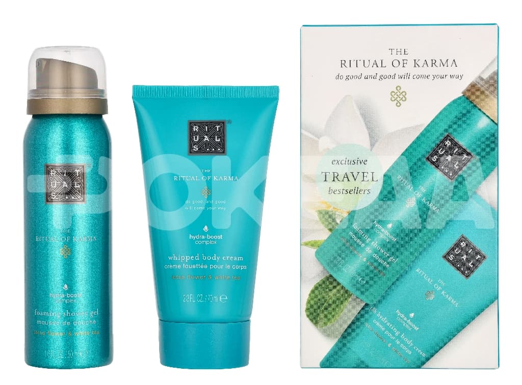 Rituals Karma Giftset 120ml - 48h Hydrating Body Cream 70 ml/Foaming Shower Gel 50 ml 1