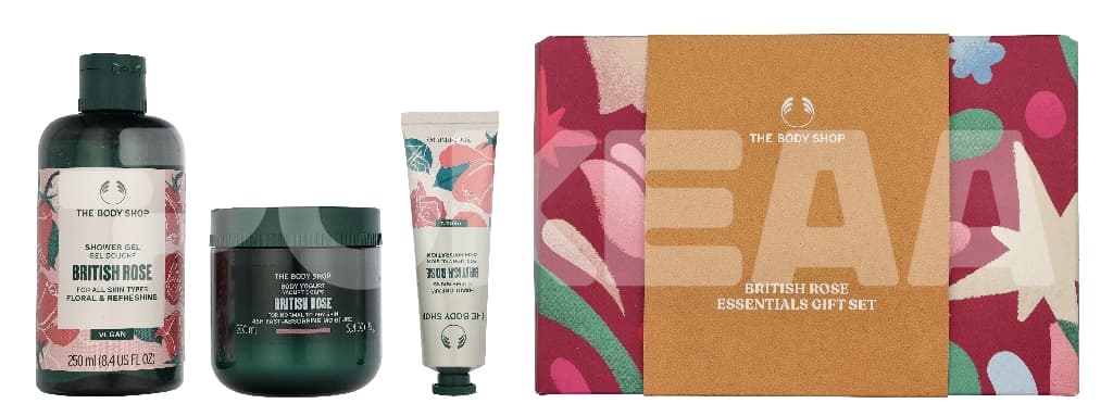 The Body Shop G3 Small British Rose Giftset 140ml 1