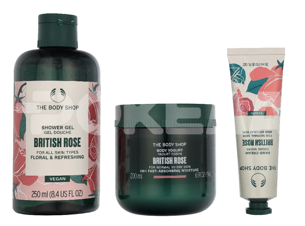 The Body Shop G3 Small British Rose Giftset 140ml 2