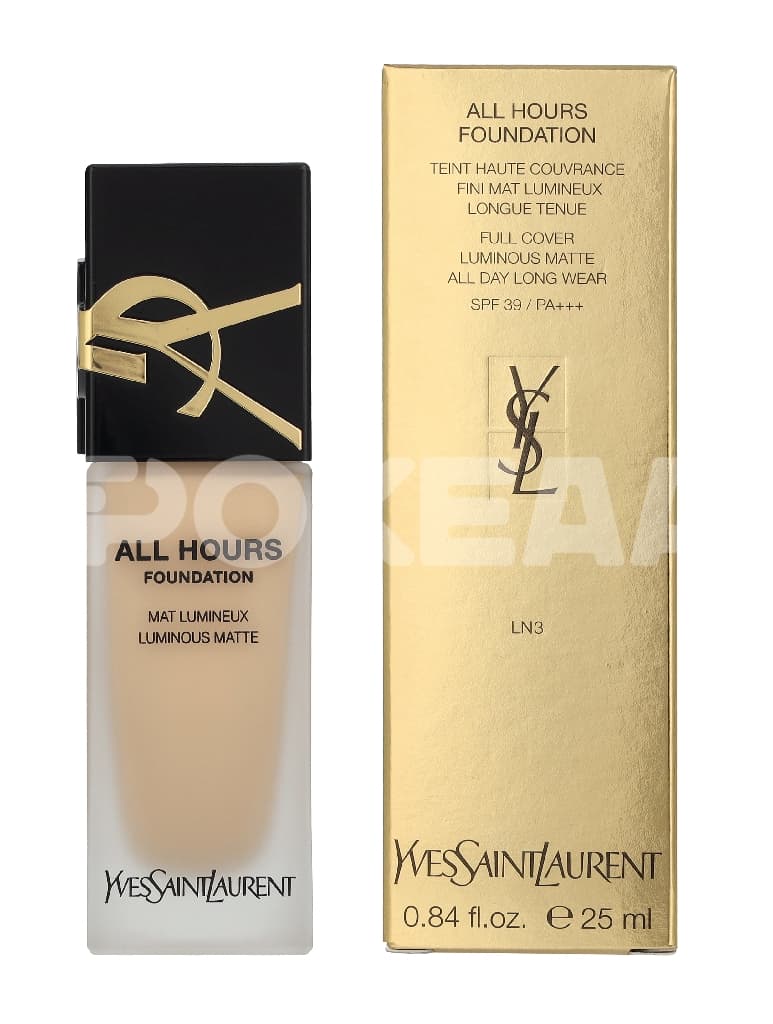 YSL All Hours Glow Foundation 25ml - LN3 1