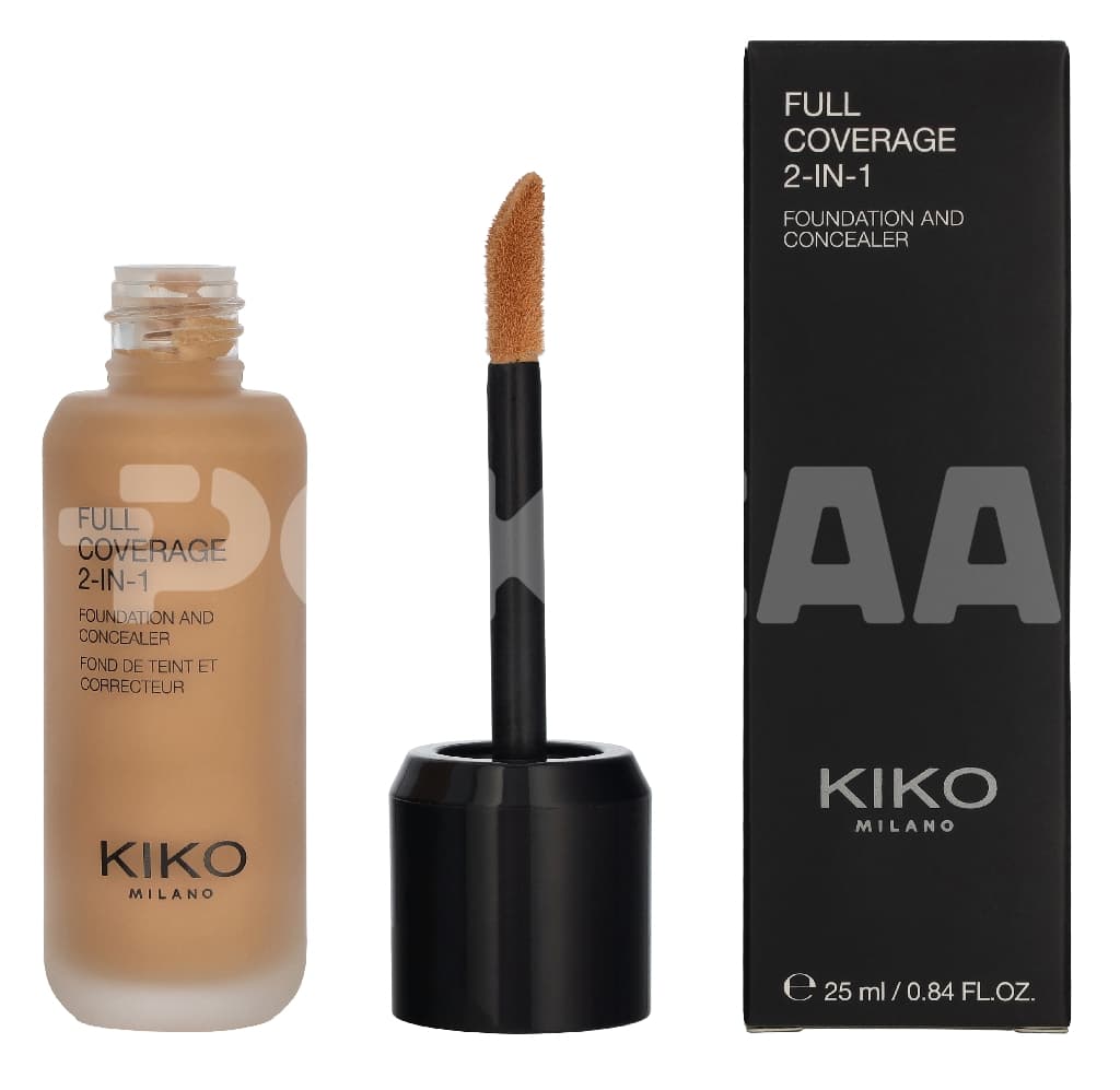 Kiko Milano Full Coverage 2 In 1 Foundation & Concealer 25ml - N40 1