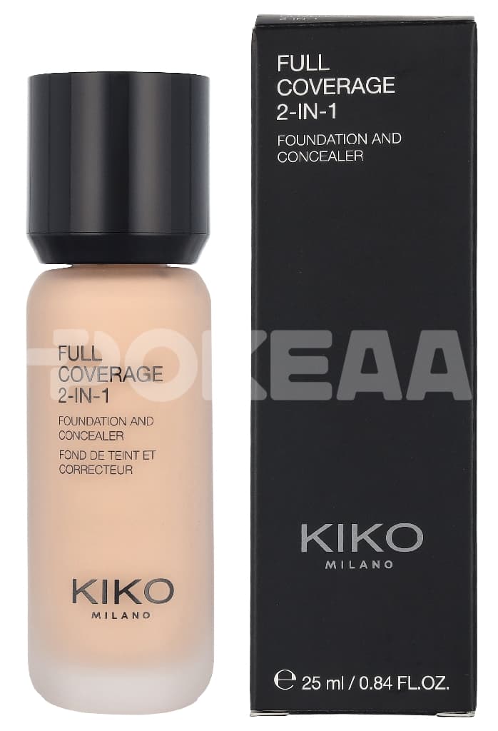Kiko Milano Full Coverage 2 In 1 Foundation & Concealer 25ml - WR01 1
