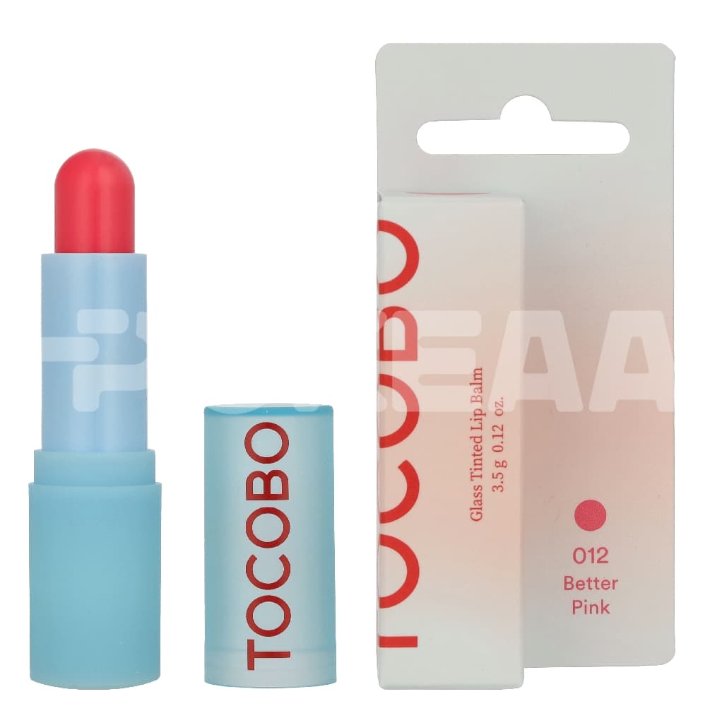 Tocobo Glass Tinted Lip Balm 3.5g - #012 Better Pink 1