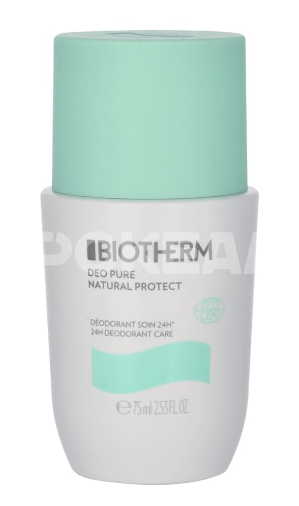 Biotherm Deo Pure Natural Protect 24H Roll On 75ml - Aluminium Salt Free - Deodorant Care 1