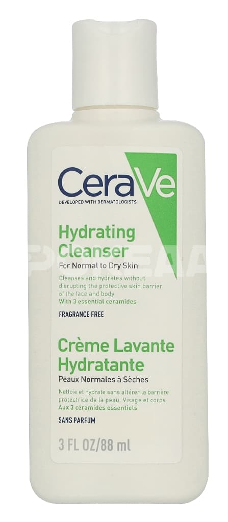 CeraVe Hydrating Cleanser Normal to Dry Skin 88ml 1