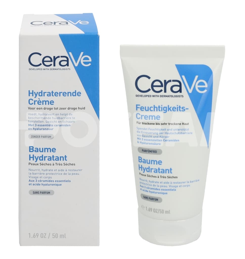 CeraVe Moisturising Cream 50ml - For Dry To Very Dry Skin/Perfume Free 1