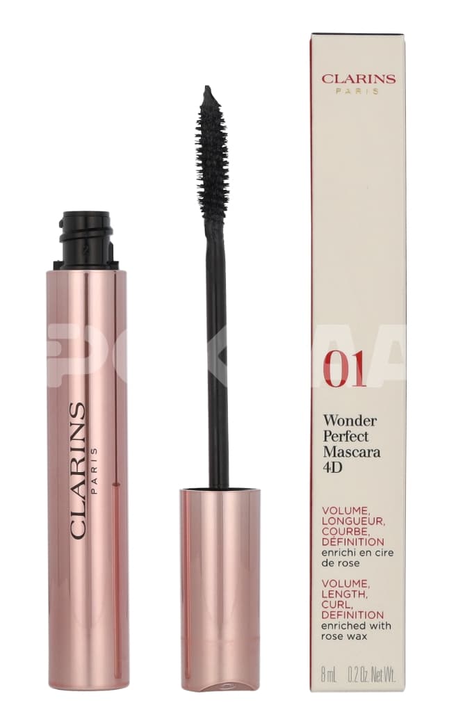 Clarins Wonder Perfect 4D Mascara 8ml - #01 Perfect Black 1