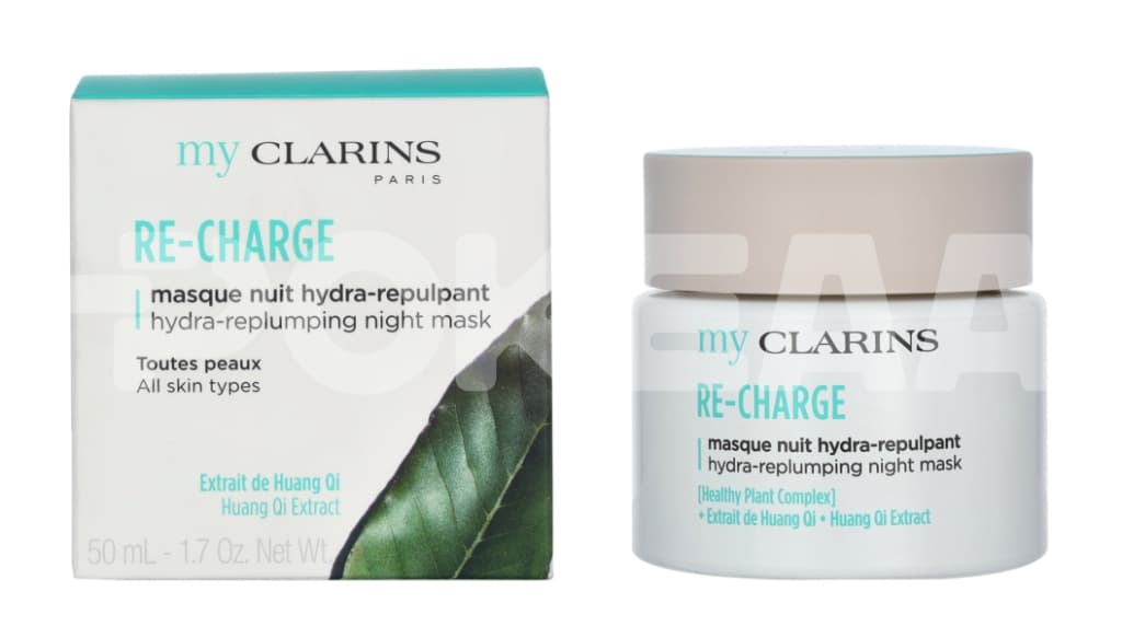 Clarins Re-Charge Hydra-Replumping Night Mask 50ml - All Skin Types 1