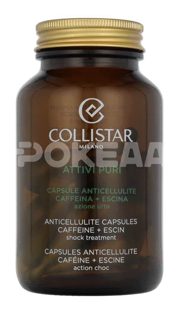 Collistar Pure Actives Anticellulite Capsules 56ml - Caffeine + Escina 14x4ml - Shock Treatment 2