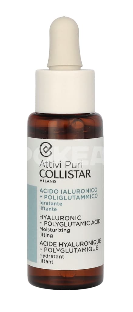 Collistar Attivi Puri Hyaluronic + Polyglutamic Face Serum 30ml 2