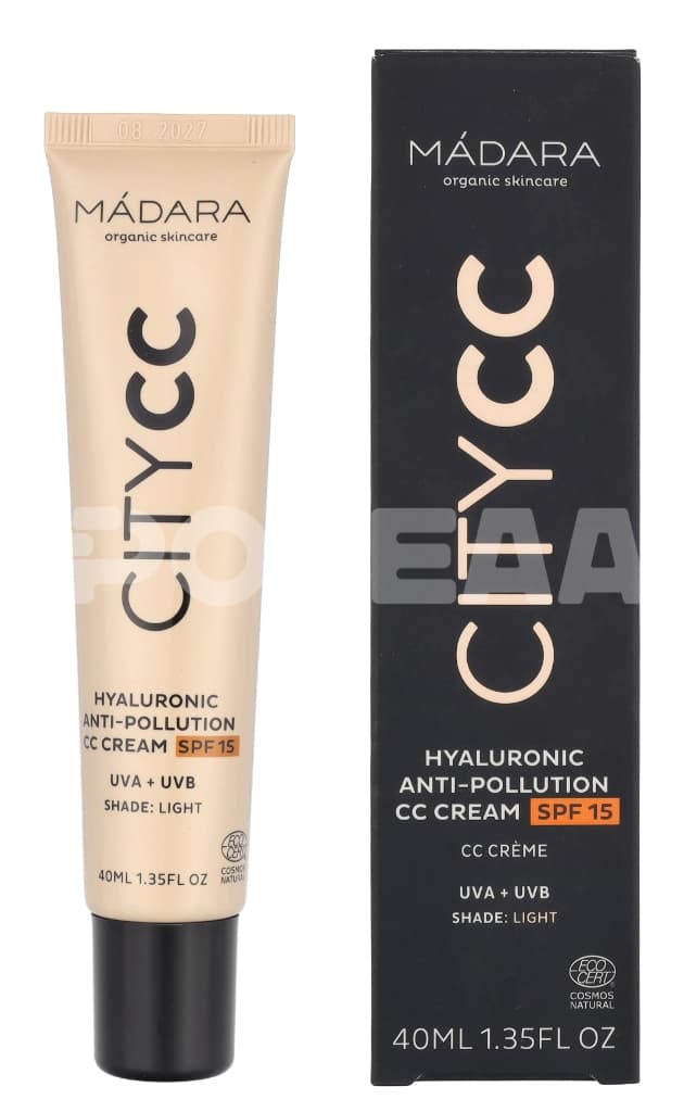 Madara Hyaluronic Anti-Pollution CC Cream SPF15 40ml - Light, All Skin Types 1