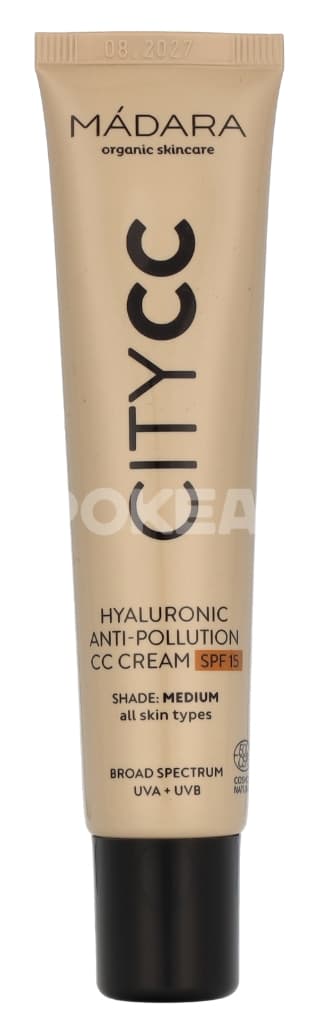 Madara Hyaluronic Anti-Pollution CC Cream SPF15 40ml - Medium -  For All Skin Types 2