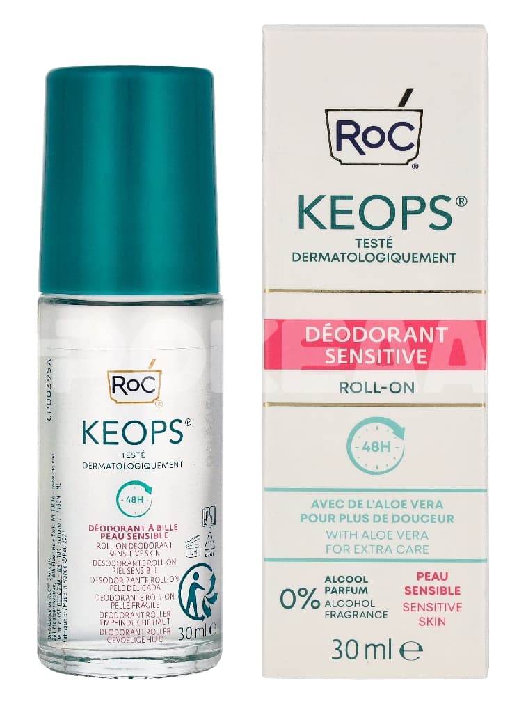 RoC Keops Deo Roll-On - Sensitive Skin 30ml 1