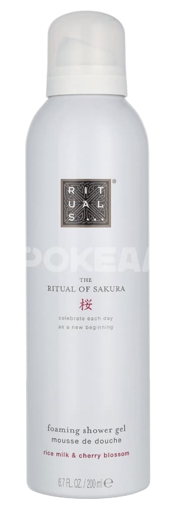 Rituals Sakura Foaming Shower Gel 200ml - Rice Milk & Cherry Blossom 1