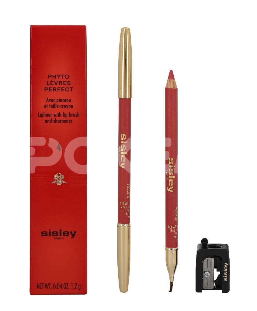 Sisley Phyto-Levres Perfect Lipliner 1.2g - #04 Rose Passion - With Lip Brush And Sharpener 1