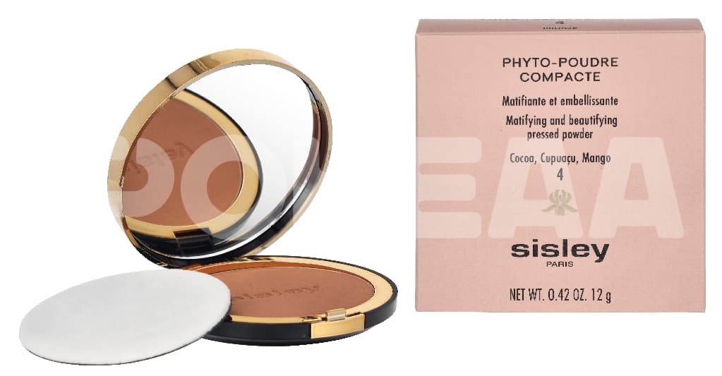 Sisley Phyto-Poudre Compacte Matt. And Beaut. Pressed Powder 12g - #4 Bronze 1
