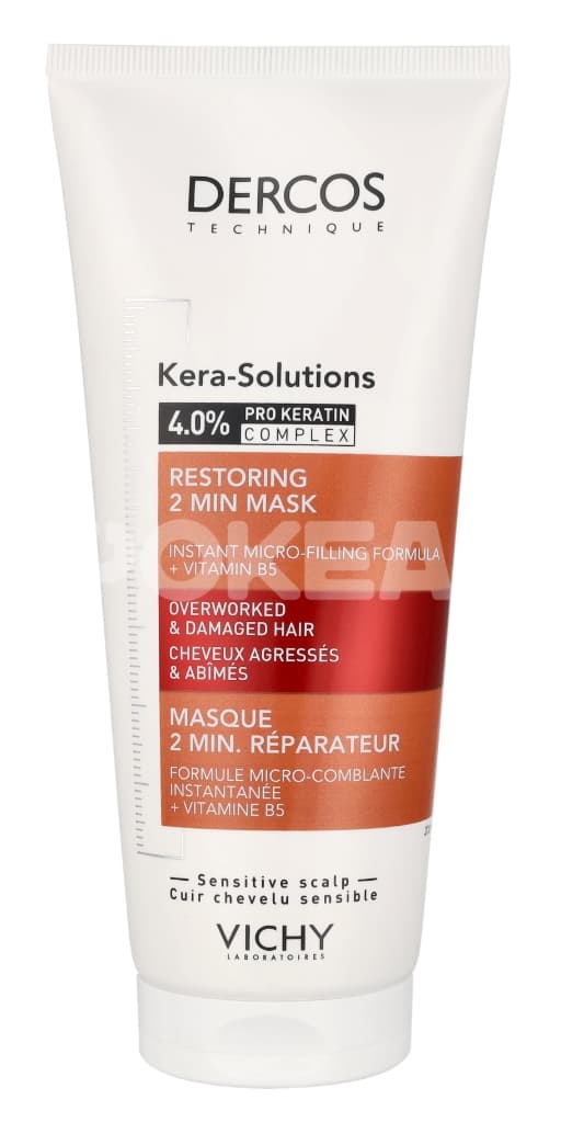Vichy Dercos Kera-Solutions Restoring 2 Min. Mask 200ml - Sensitive Scalp 1