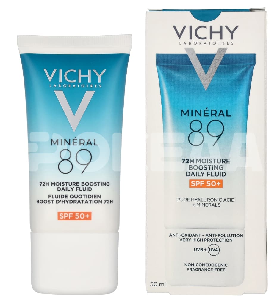 Vichy Mineral 89 72H Moisture Boosting Daily Fluid SPF50+ 50ml - Fragrance Free 1