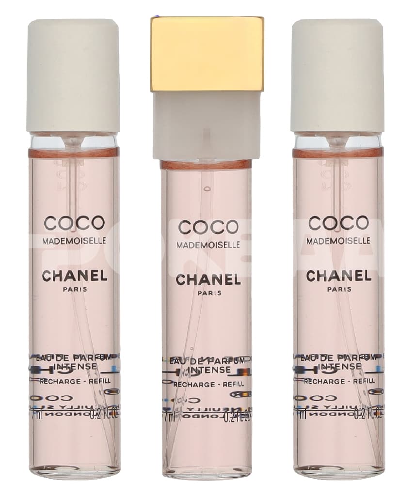 Chanel Coco Mademoiselle Intense Giftset 21ml - 3x Edp Spray Refill 7ml - Twist and Spray 2
