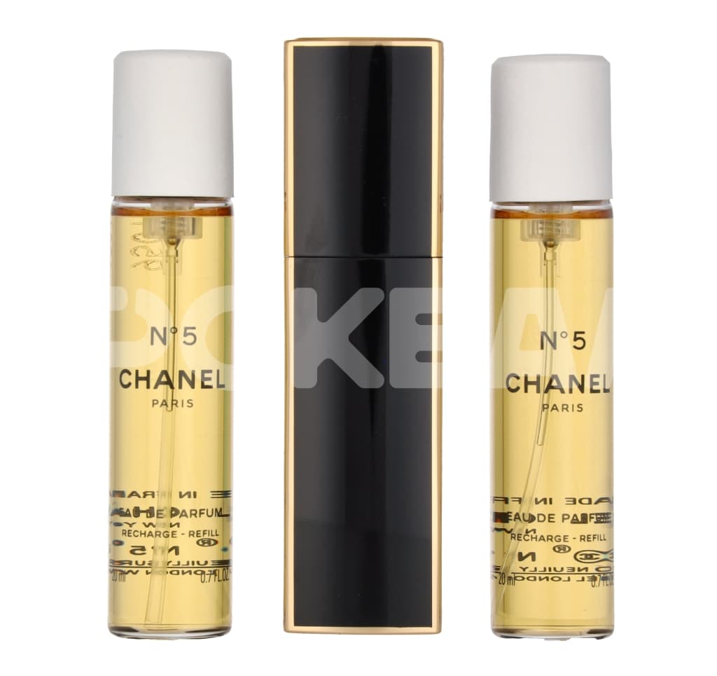 Chanel No 5 Giftset 60ml - 2x Edp Spray Refill 20Ml/1x Edp Spray 20Ml - Twist and Spray 2