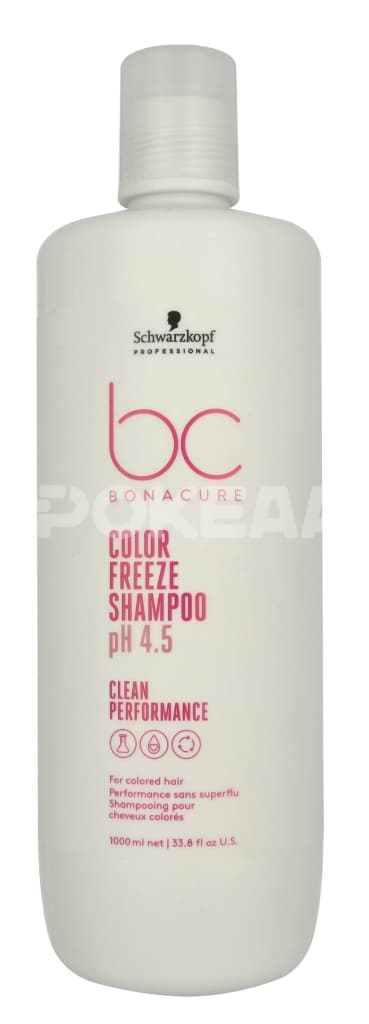 Schwarzkopf Bonacure Color Freeze Shampoo Ph 4.5 1000ml - For Coloured Hair 1