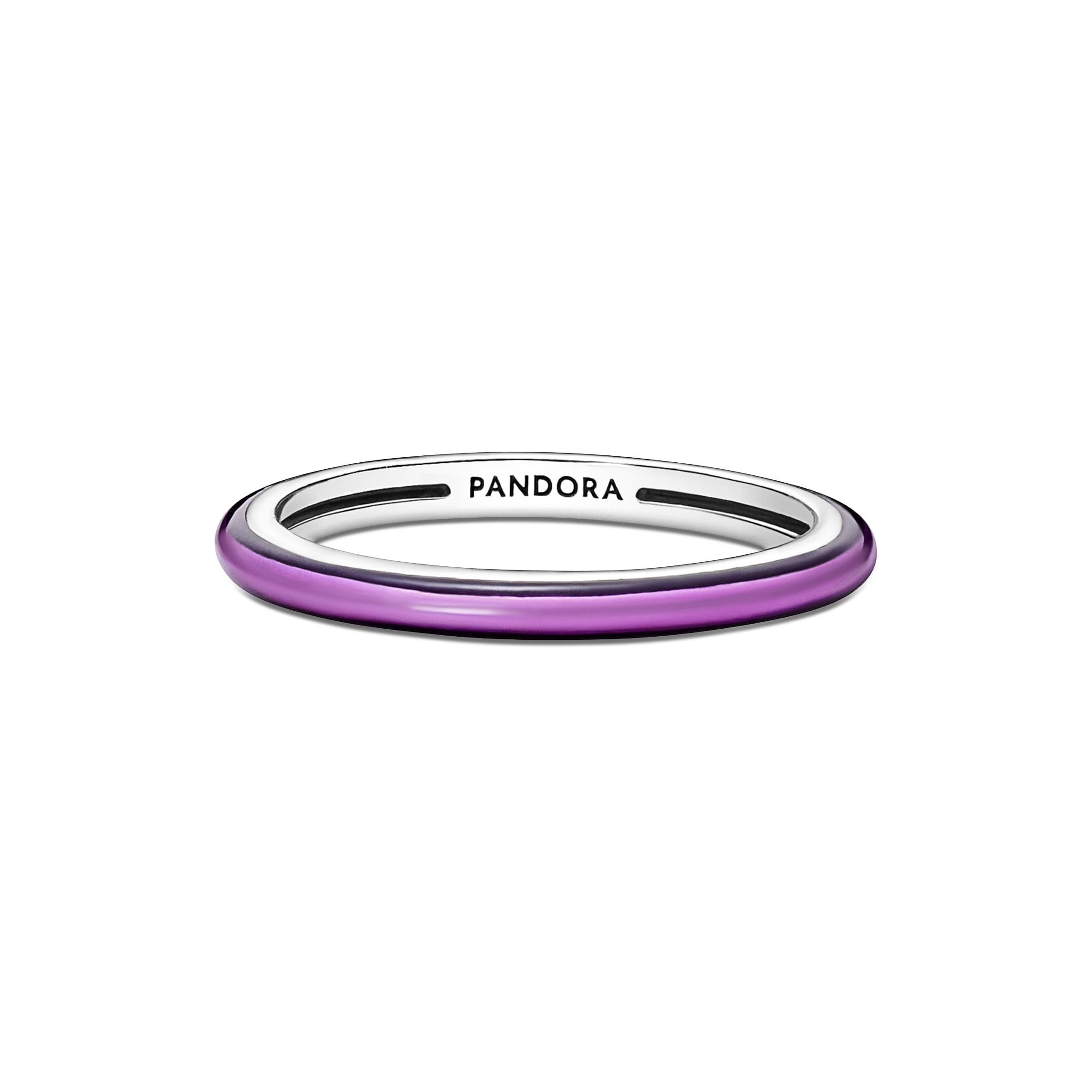 Pandora - Bague Transparent émaillé en argent sterling violet 2