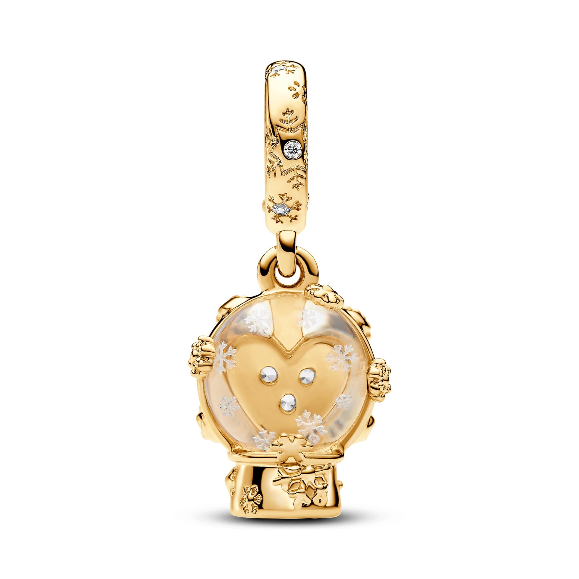 Pandora - Charm Verre en plaqué or 14 carats 1