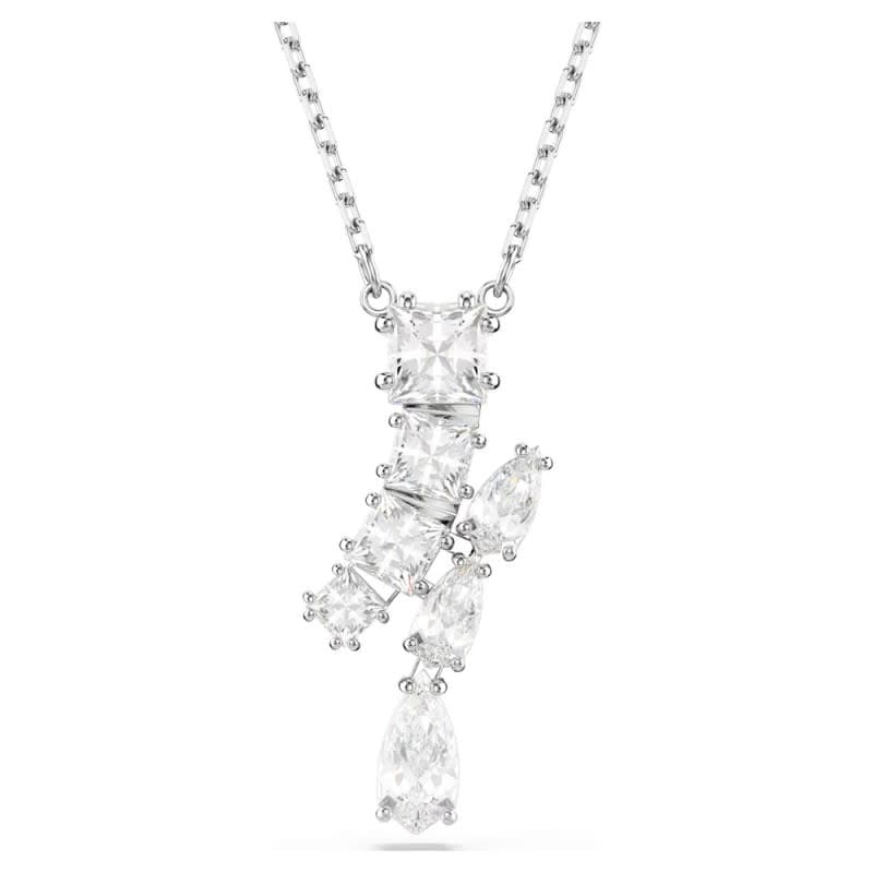 Swarovski - Boucles d'oreilles Matrix - plaqué rhodium 1