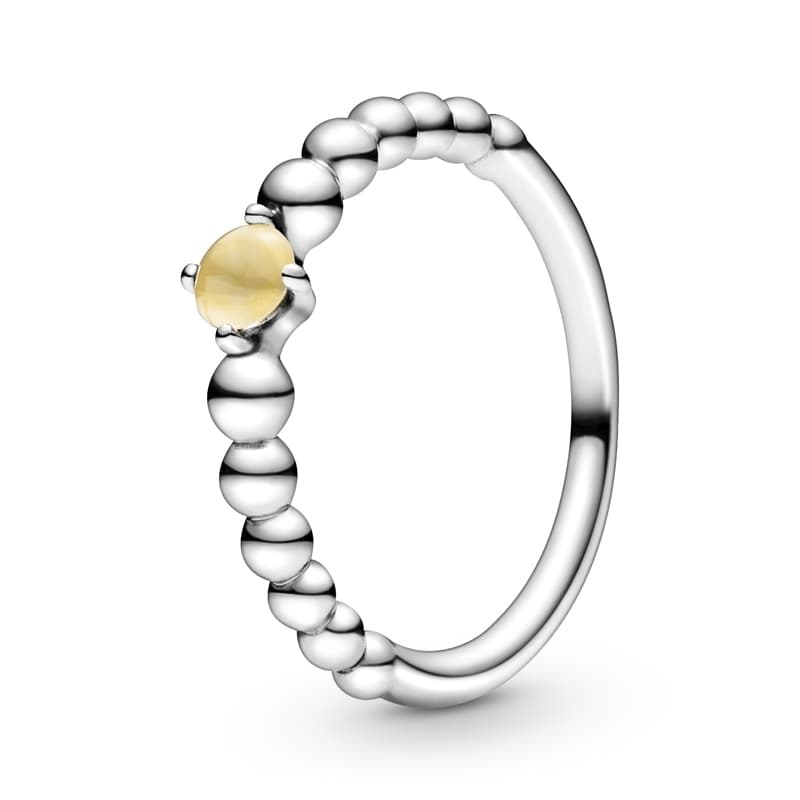 Pandora - Bague Cristal miel en argent sterling 1